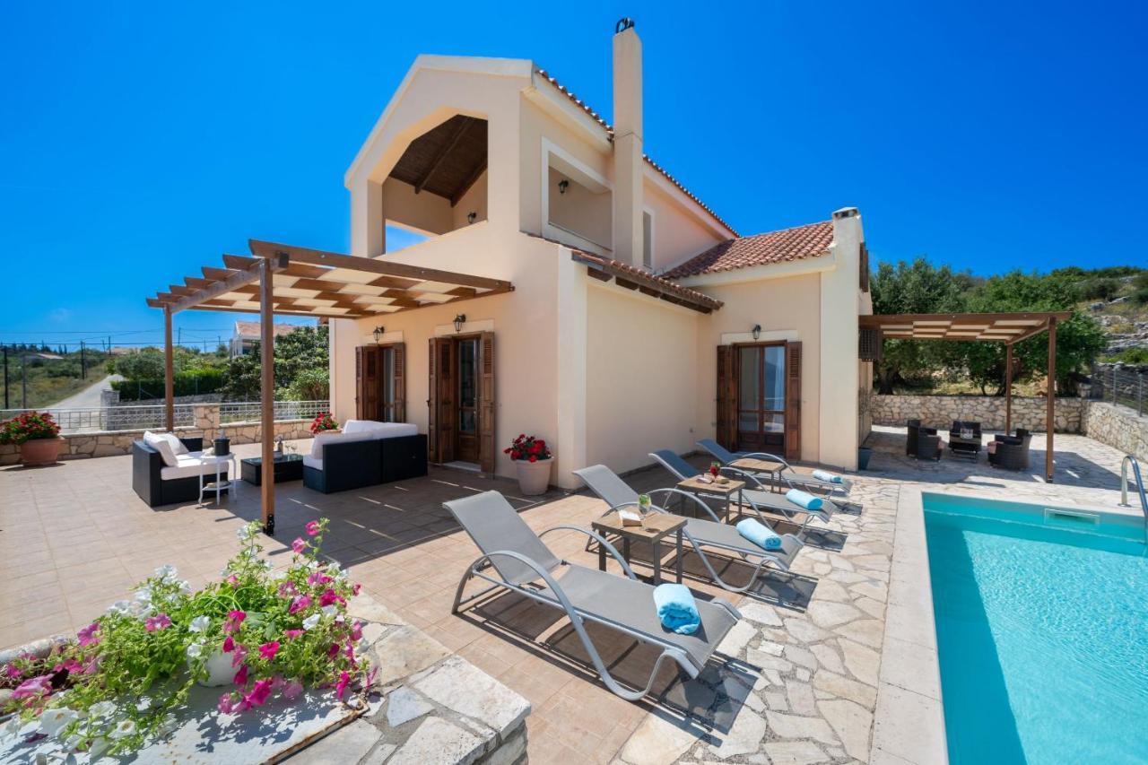 Guiscardos Luxury Villa Fiskardo Esterno foto